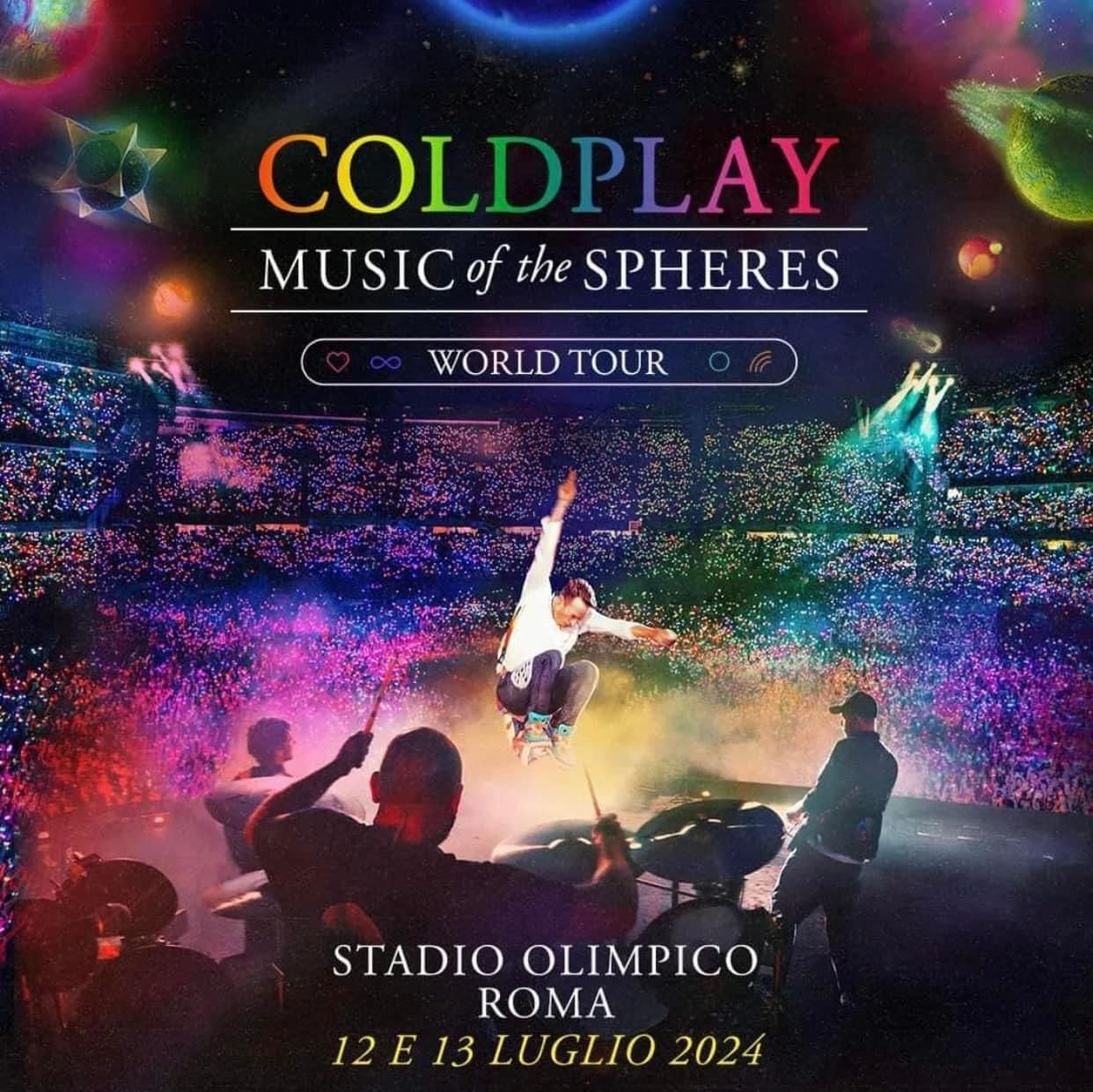 COLDPLAY-MUSIC OF THE SPHERES WORLD TOUR ROMA