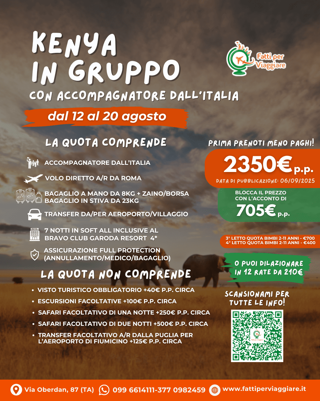 VIAGGIO DI GRUPPO KENYA