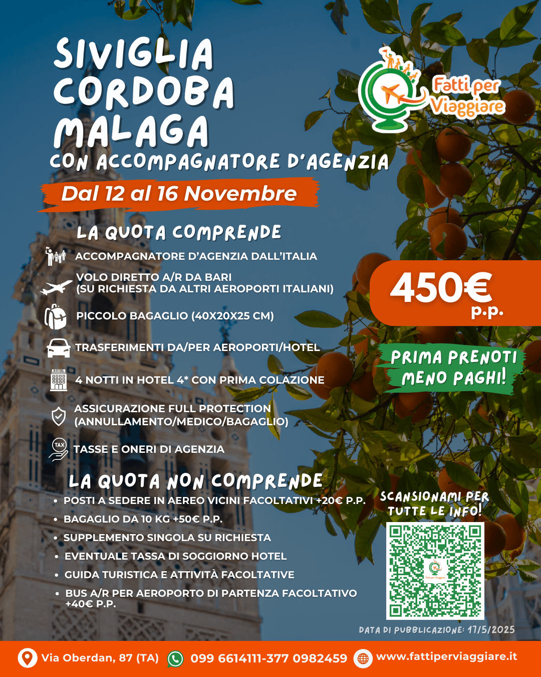 VIAGGIO DI GRUPPO SIVIGLIA-CORDOBA-MALAGA