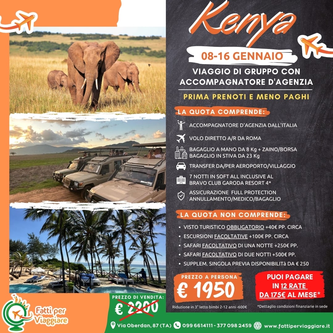 VIAGGIO DI GRUPPO KENYA