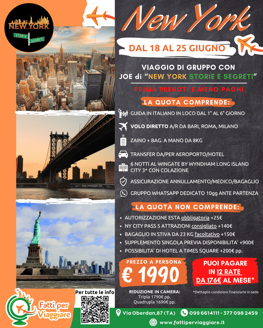 VIAGGIO DI GRUPPO NEW YORK