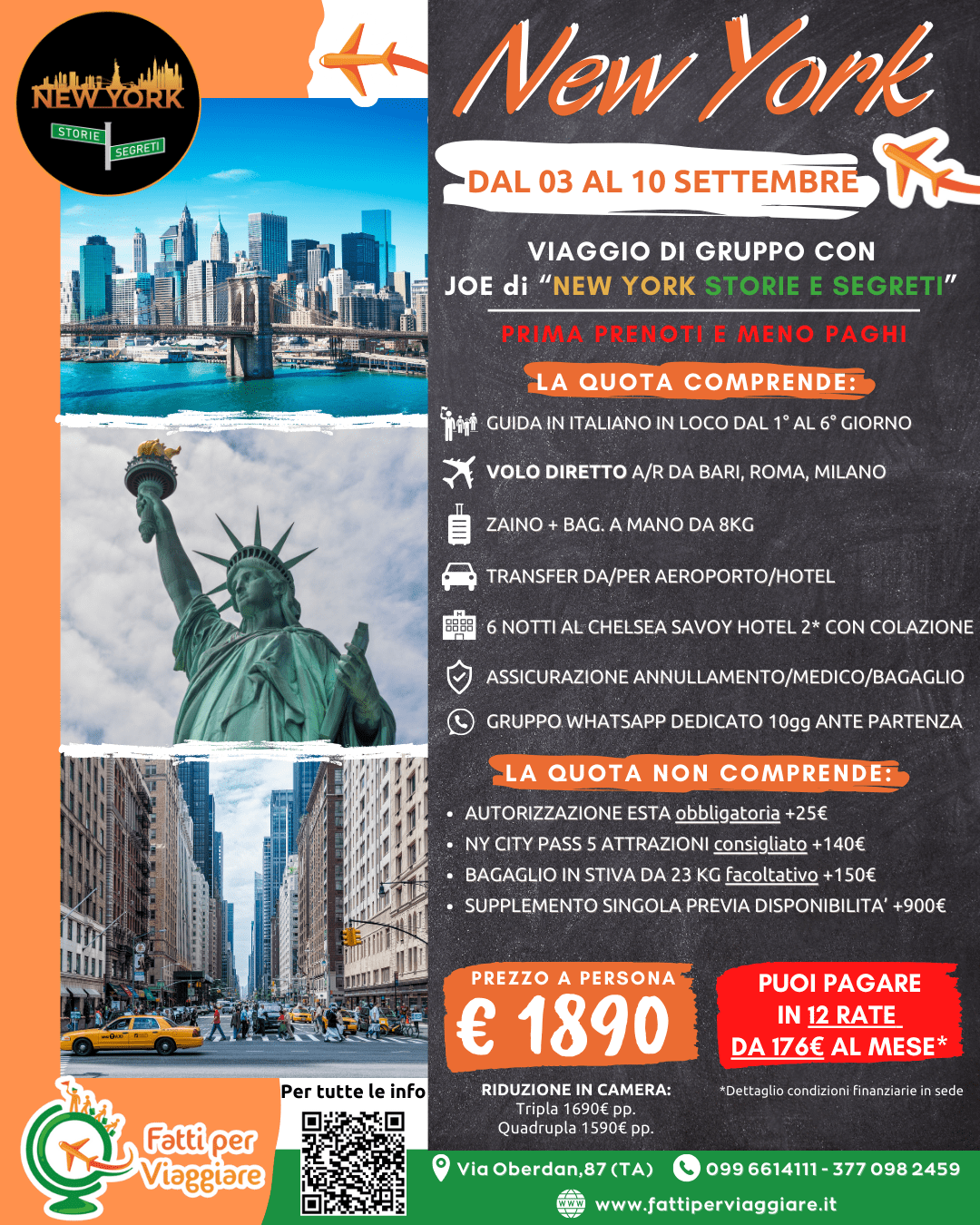 VIAGGIO DI GRUPPO NEW YORK