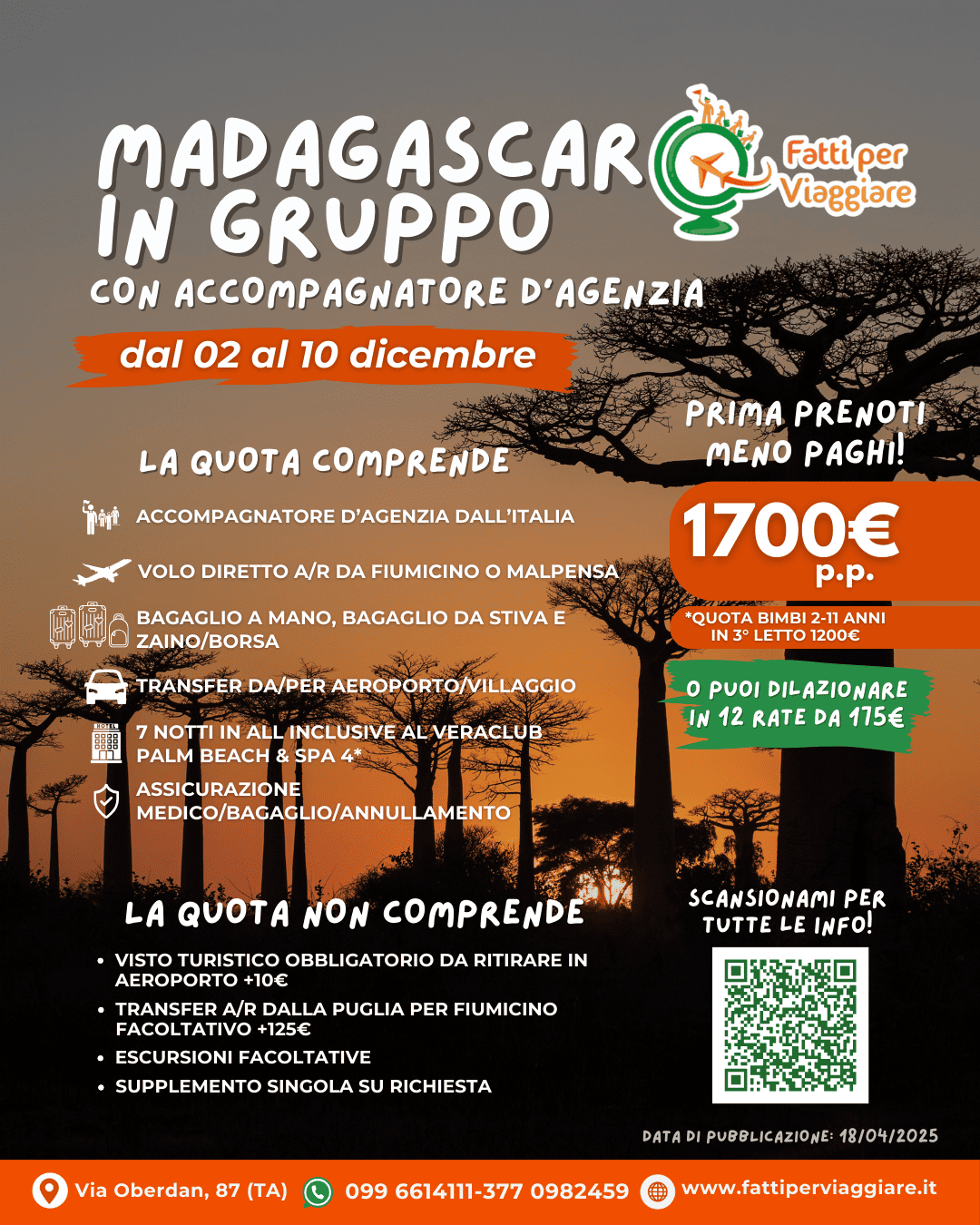VIAGGIO DI GRUPPO MADAGASCAR