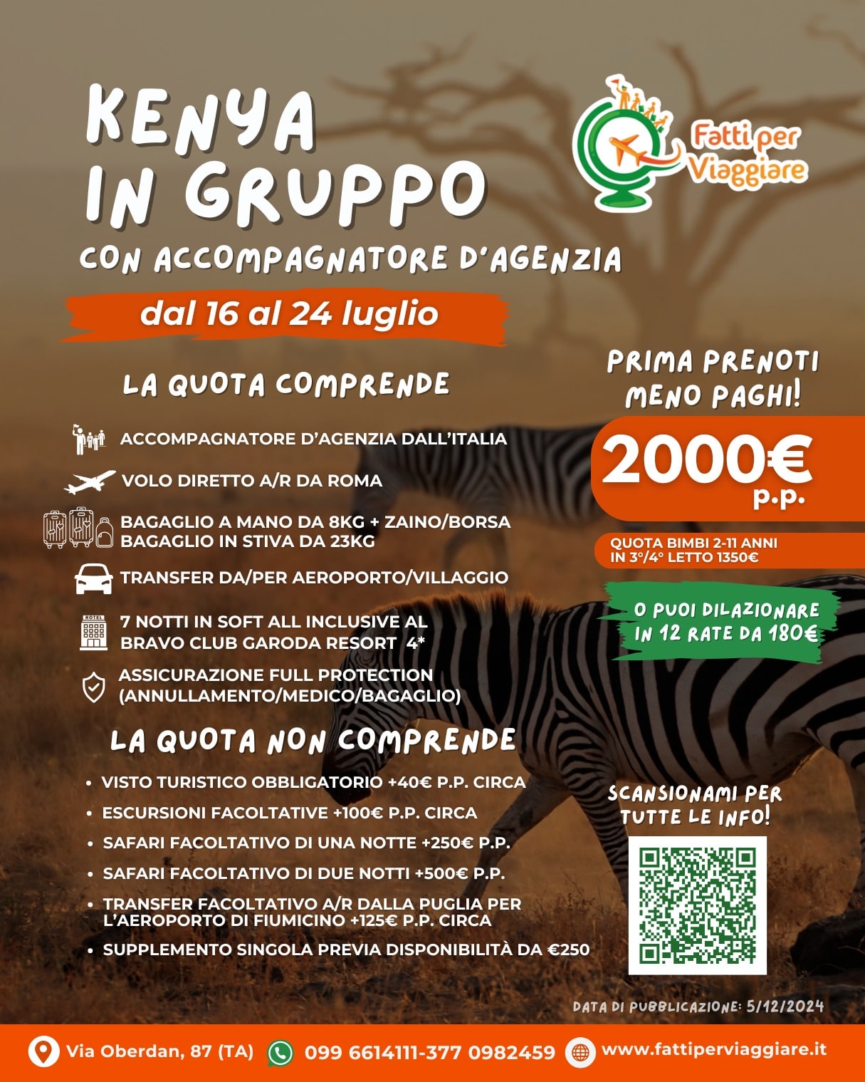 VIAGGIO DI GRUPPO KENYA