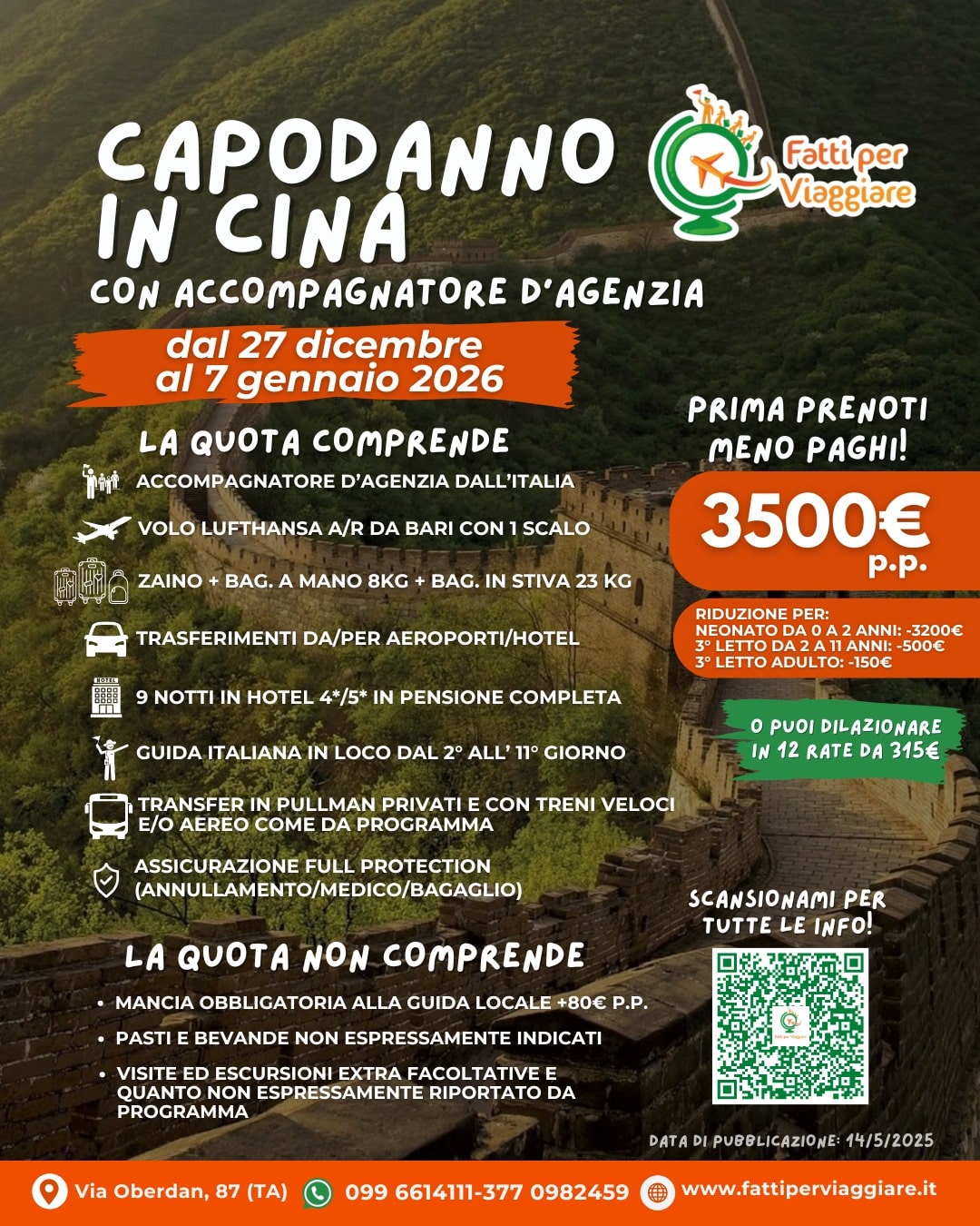 VIAGGIO DI GRUPPO CINA
