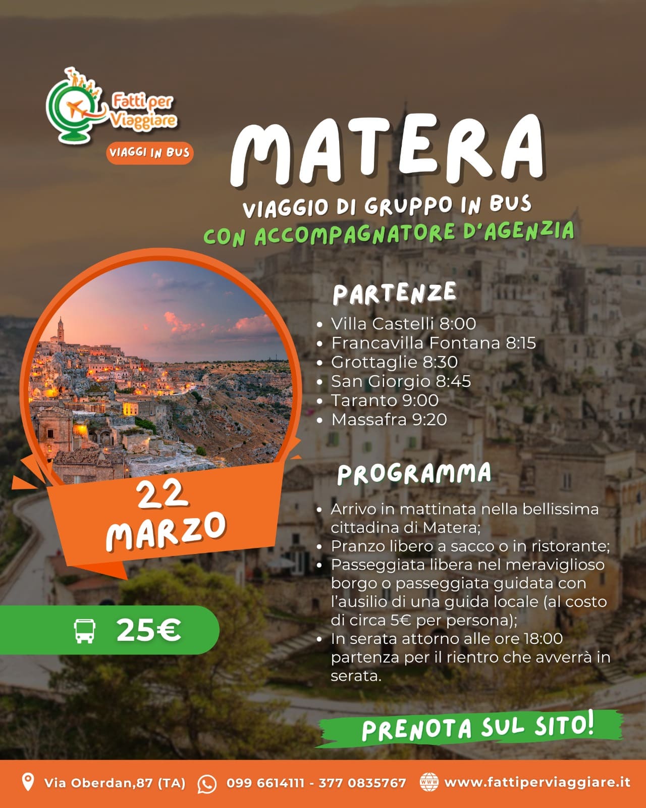 UNA DOMENICA TRA I SASSI DI MATERA
