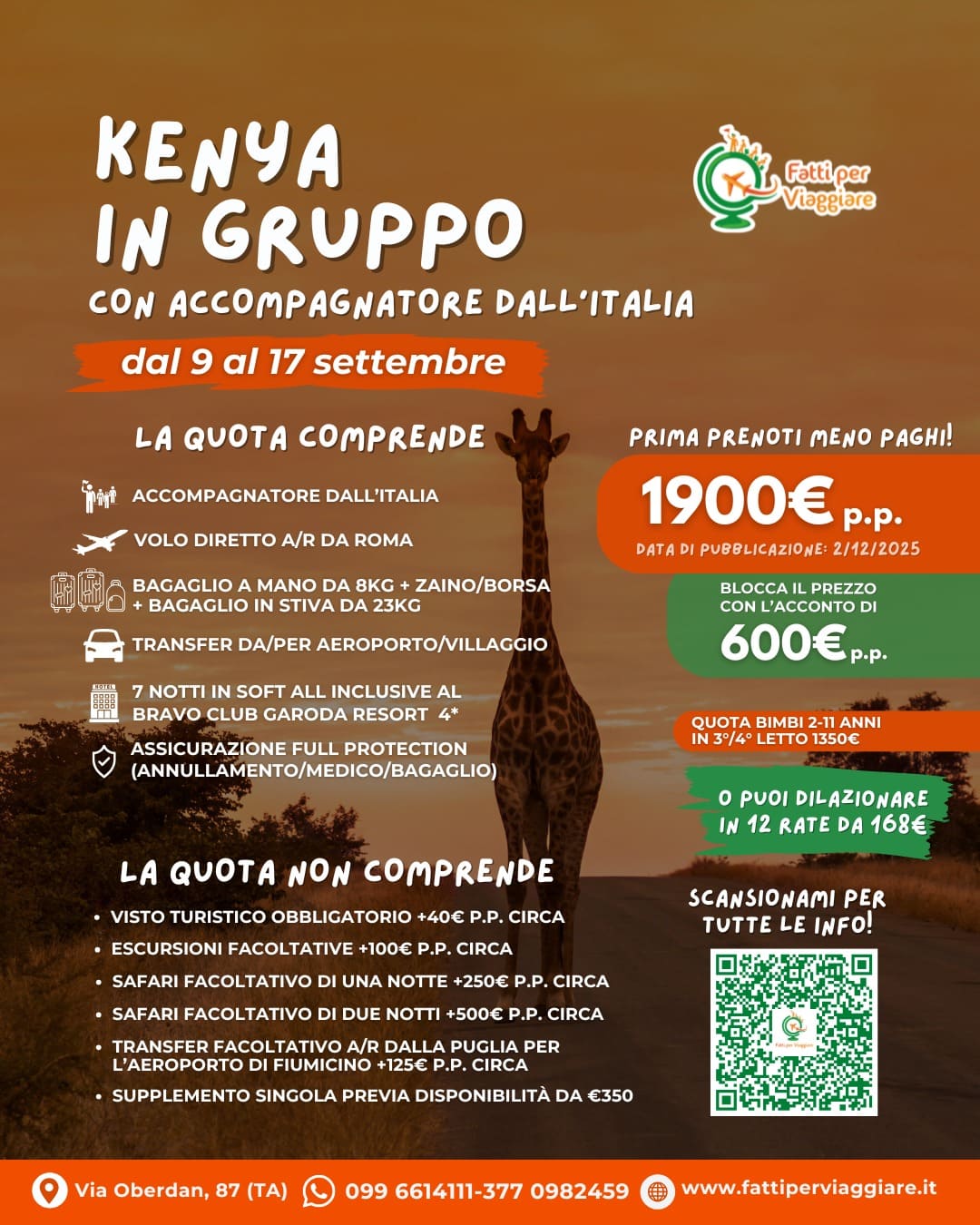 VIAGGIO DI GRUPPO KENYA