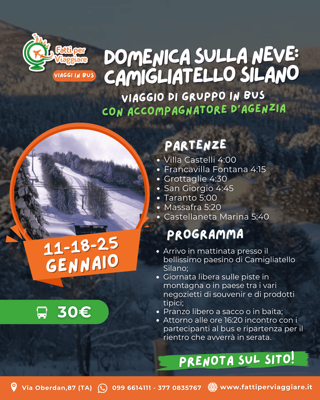 DOMENICA SULLA NEVE: CAMIGLIATELLO SILANO
