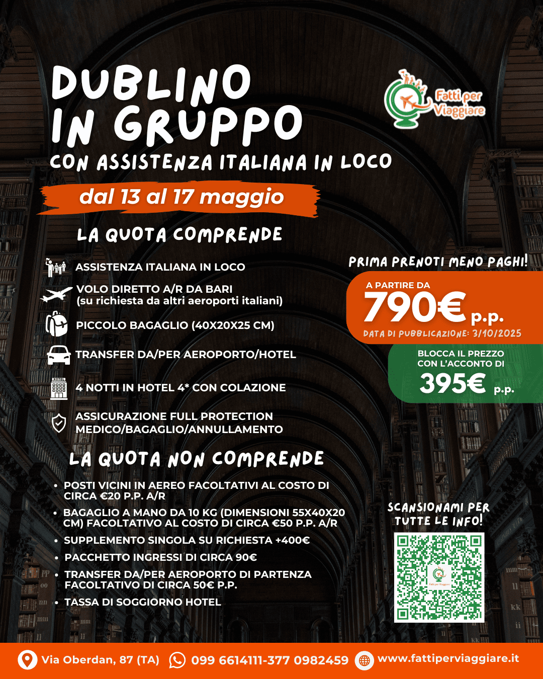 Viaggio di gruppo: DUBLINO