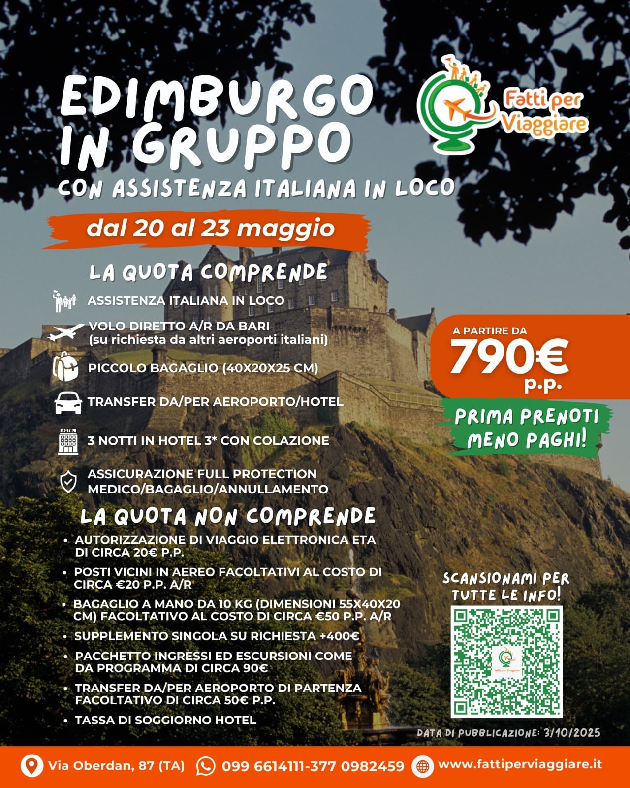Viaggio di gruppo: EDIMBURGO