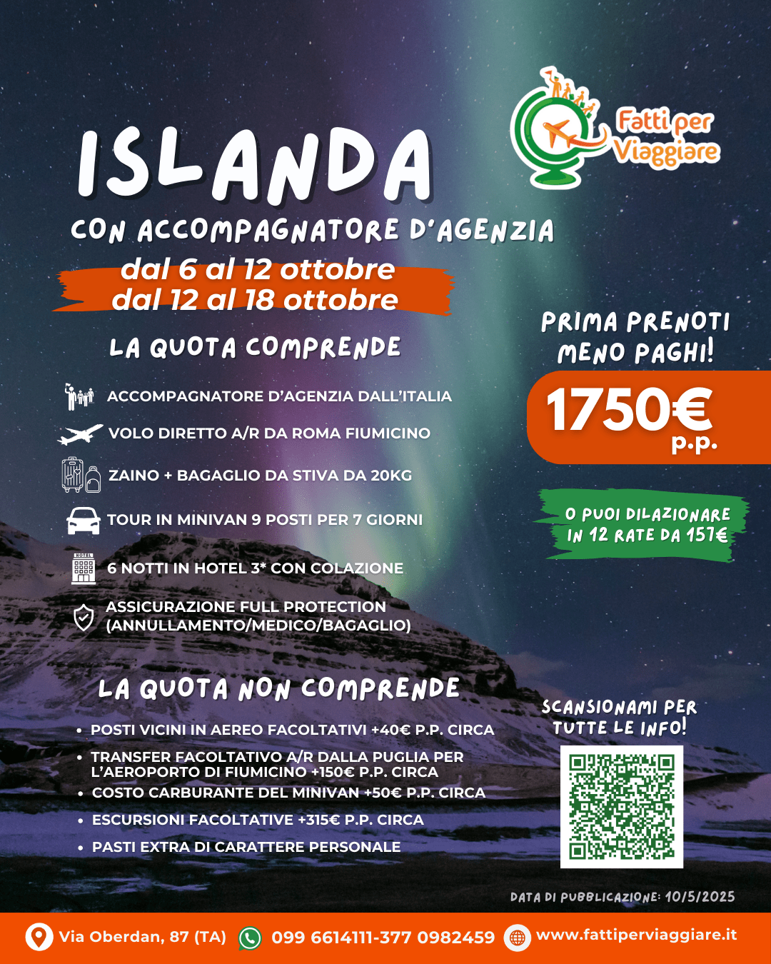 VIAGGIO DI GRUPPO ISLANDA