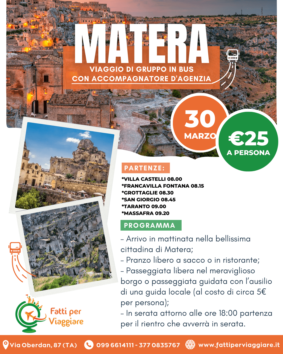 UNA DOMENICA TRA I SASSI DI MATERA