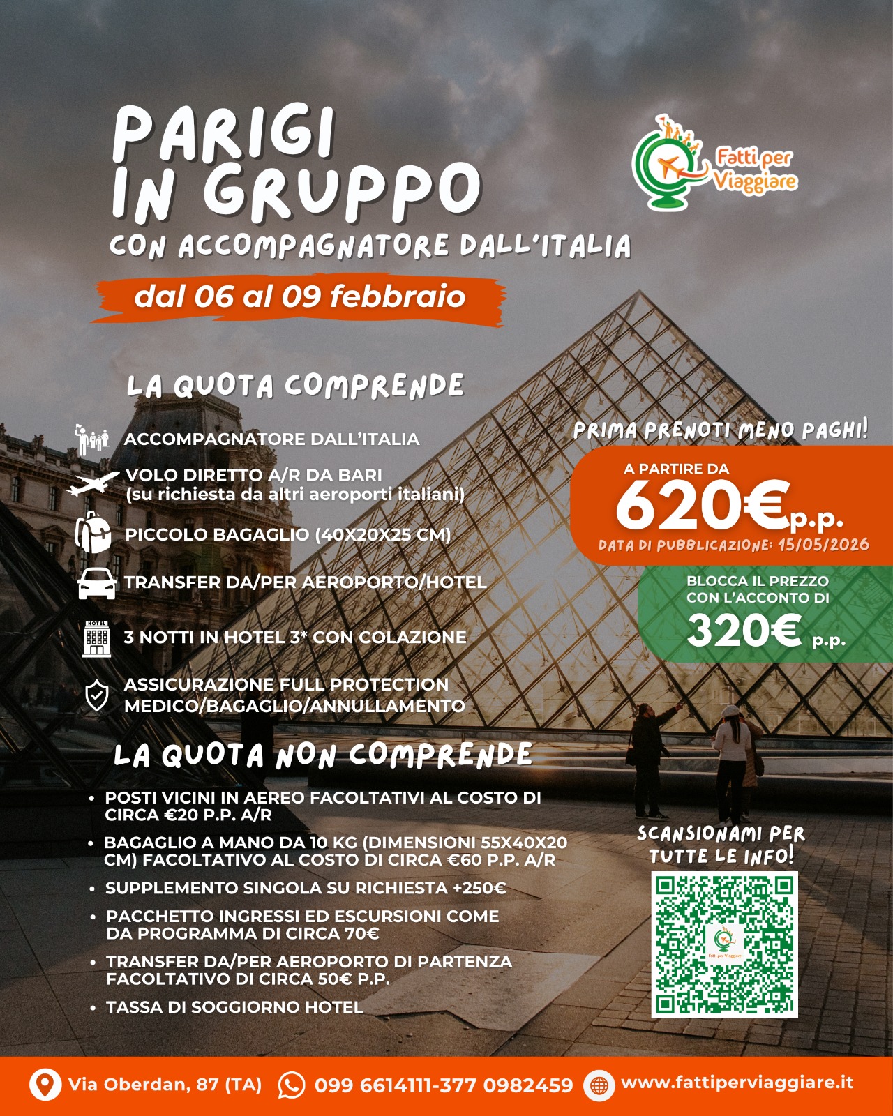 Viaggio di gruppo: PARIGI