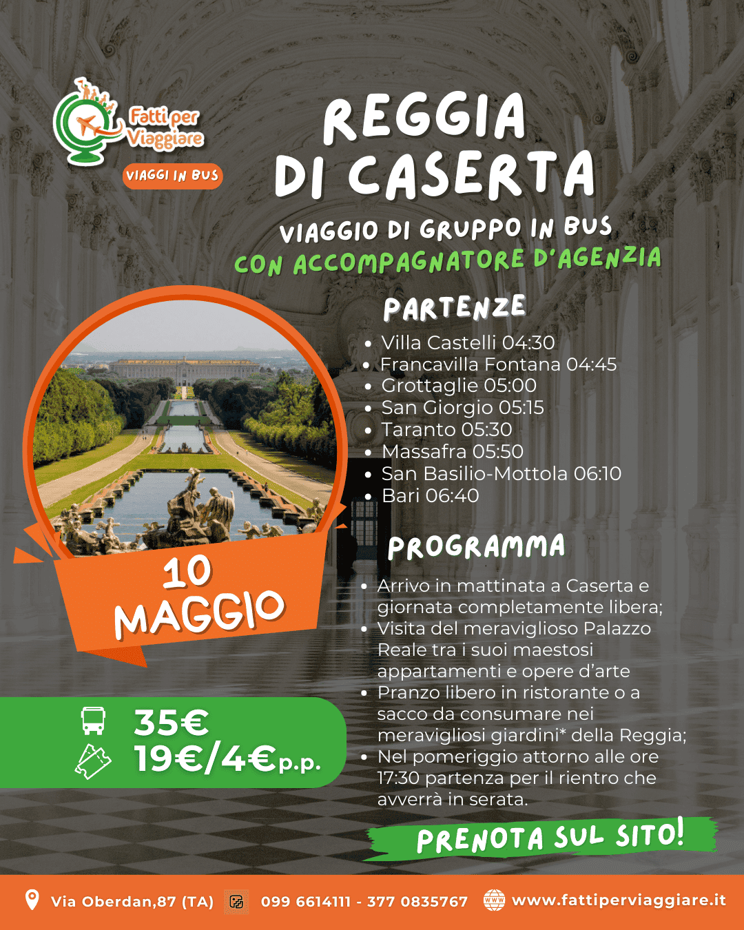 UNA GIORNATA ALLA REGGIA DI CASERTA