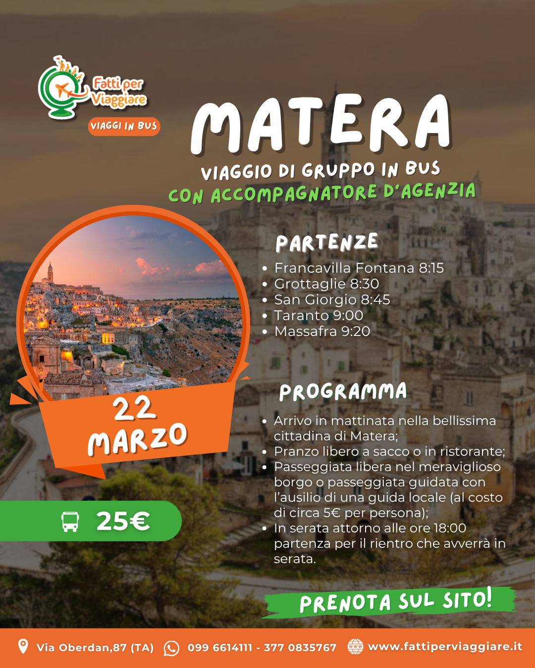 UNA DOMENICA TRA I SASSI DI MATERA