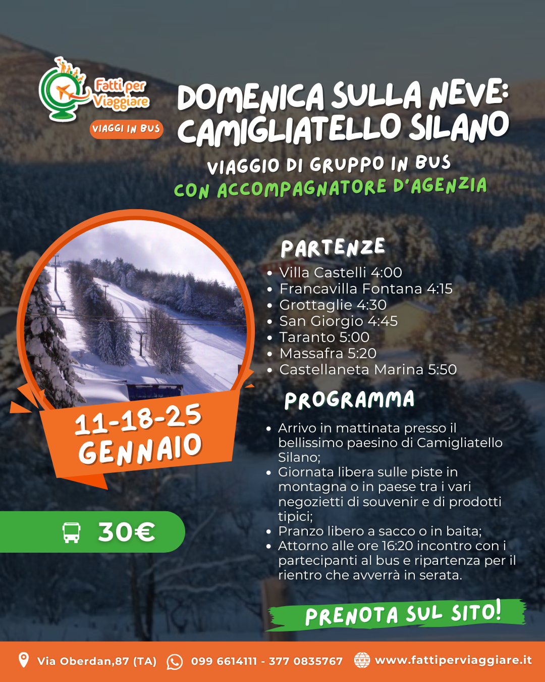 DOMENICA SULLA NEVE: CAMIGLIATELLO SILANO