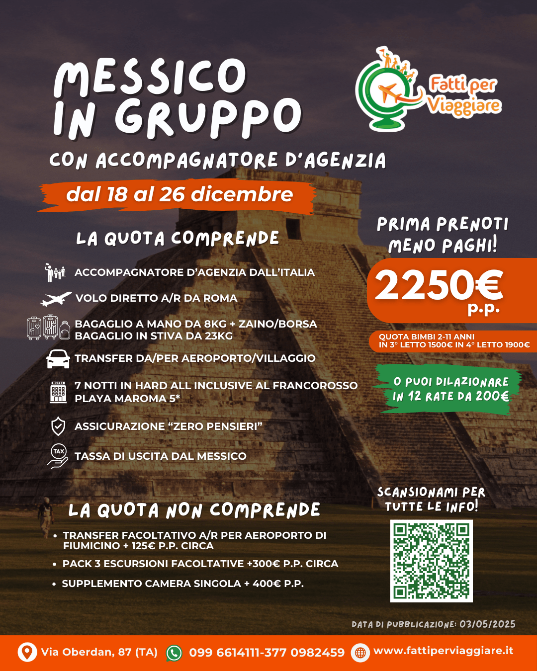 VIAGGIO DI GRUPPO MESSICO